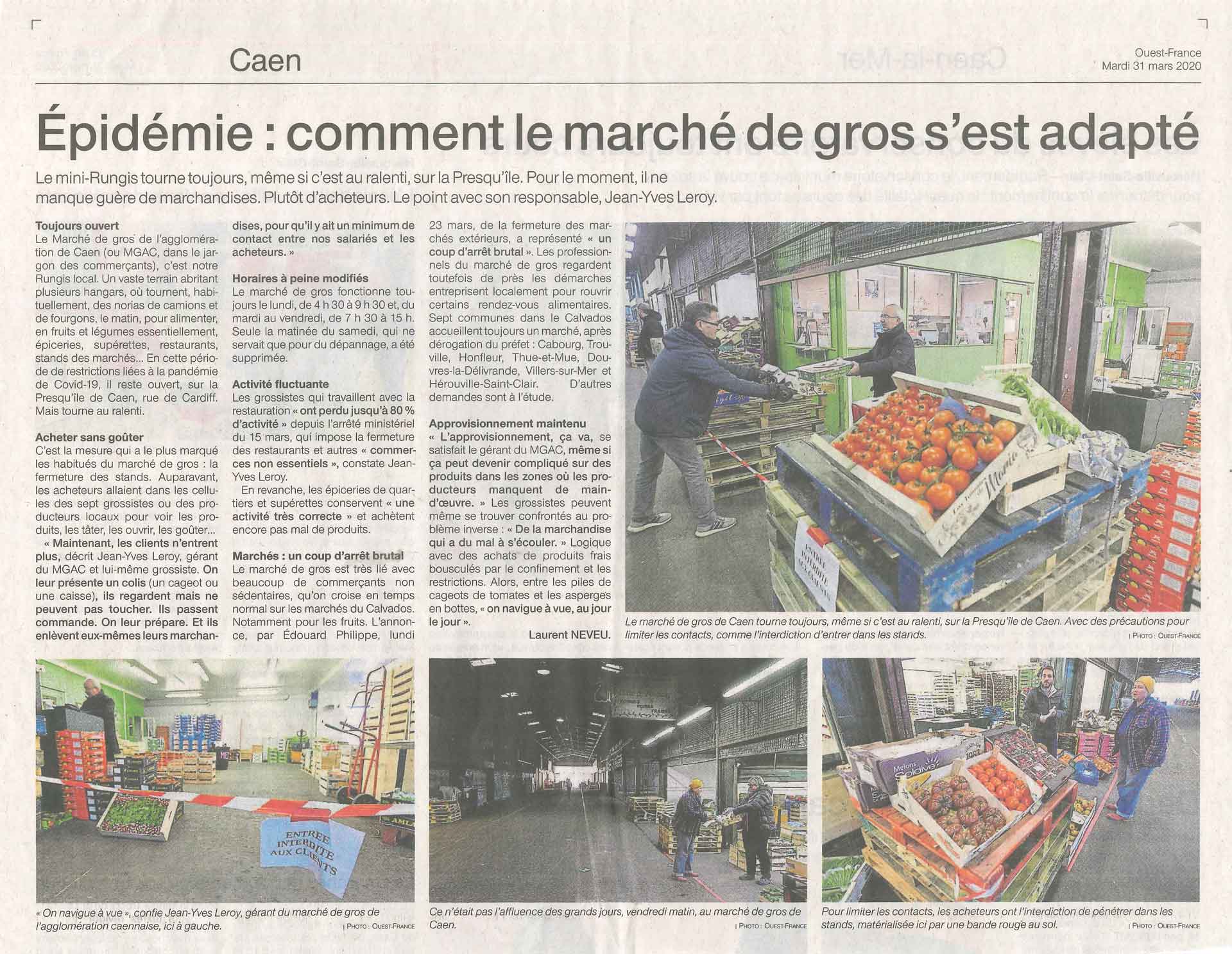Ouest france 31/03